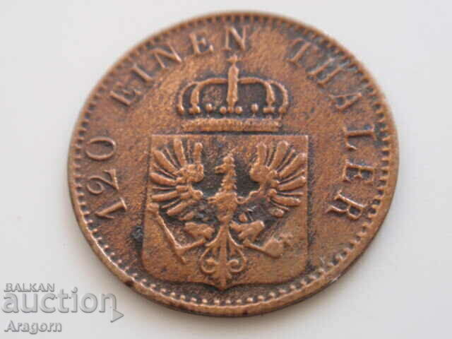 coin Prussia 3 pfennig 1870; Prussia with price 15.99 BGN | € 8.18