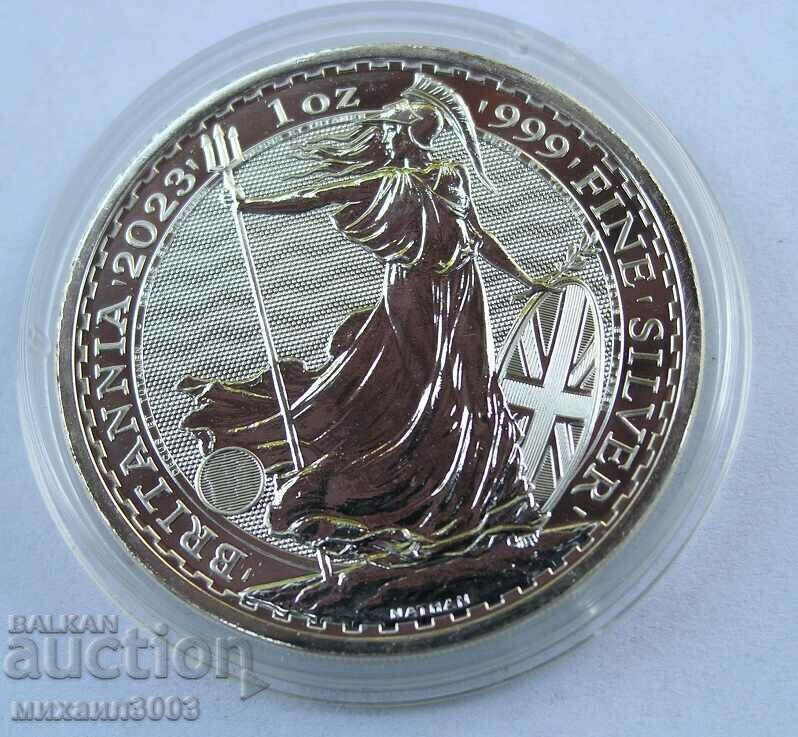 2 LIBRE ELIZABETH II MAREA BRITANIE 1 UNCIA TROY DE ARGINT cu preț 160.00 BGN | € 81.81 2 LIBRE ELIZABETH II MAREA BRITANIE 1 UNCIA TROY DE ARGINT cu preț 160.00 BGN | € 81.81