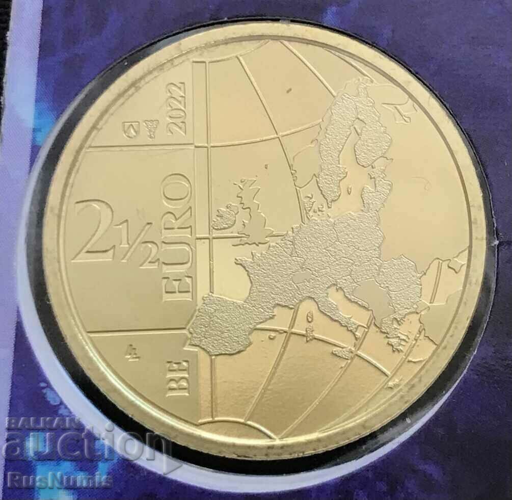 Belgium. 2 1/2 euros 2022 20 years Euro.UNC. with price 28.00 BGN | € 14.32 Belgium. 2 1/2 euros 2022 20 years Euro.UNC. with price 28.00 BGN | € 14.32