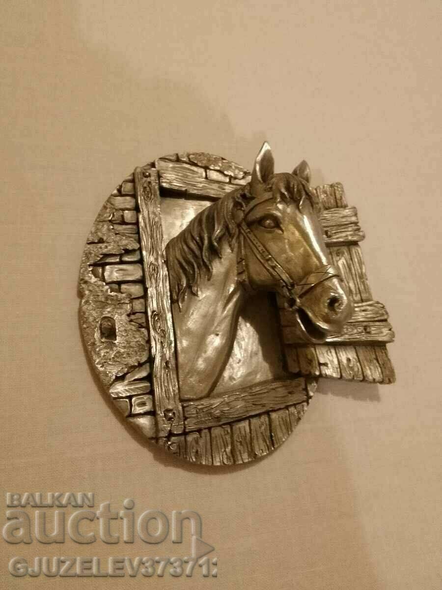 pewter horse head
