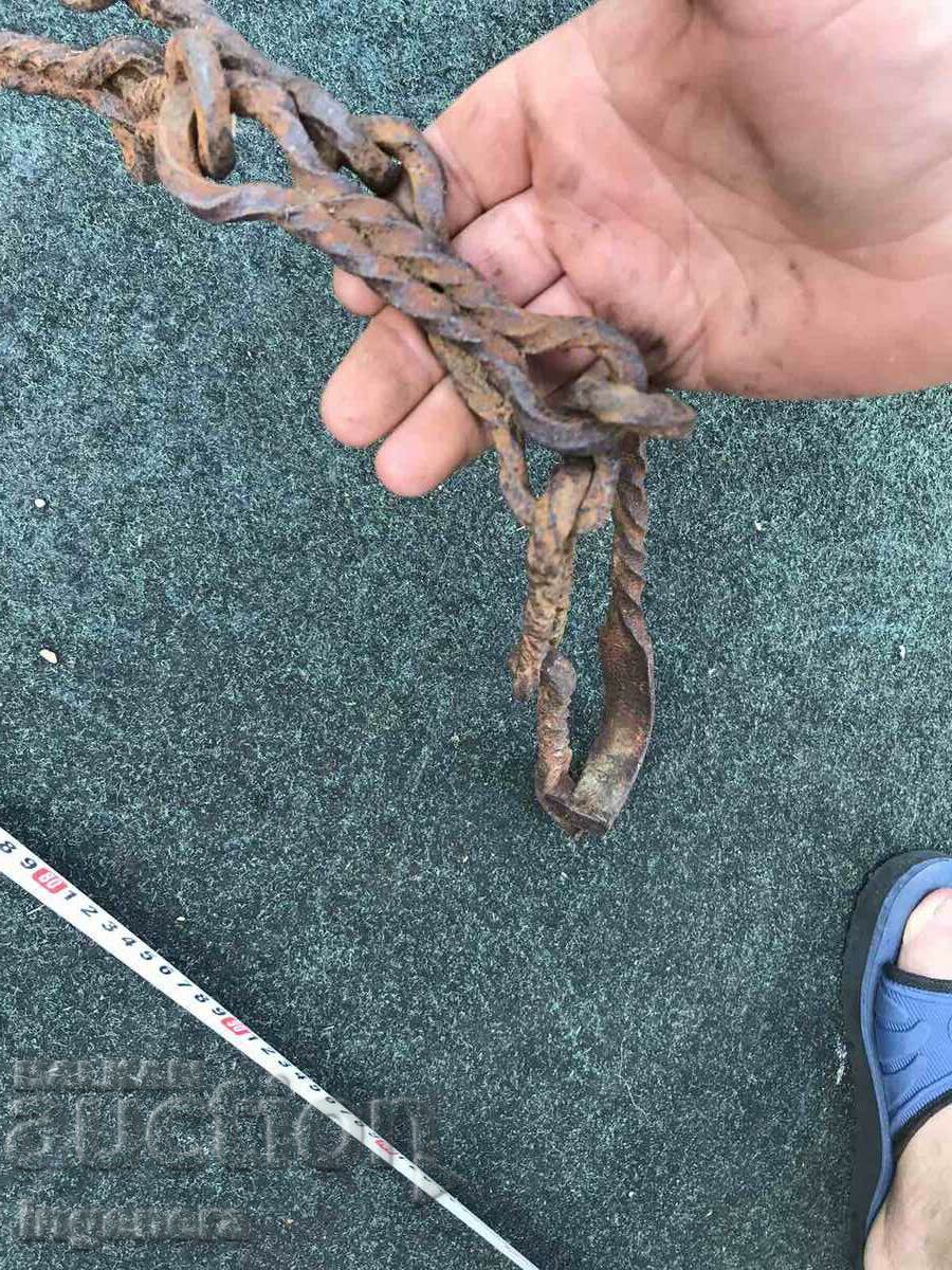 Auction FIREPLACE CHAIN OLD FORGED RENAISSANCE CHAIN Auction FIREPLACE CHAIN OLD FORGED RENAISSANCE CHAIN