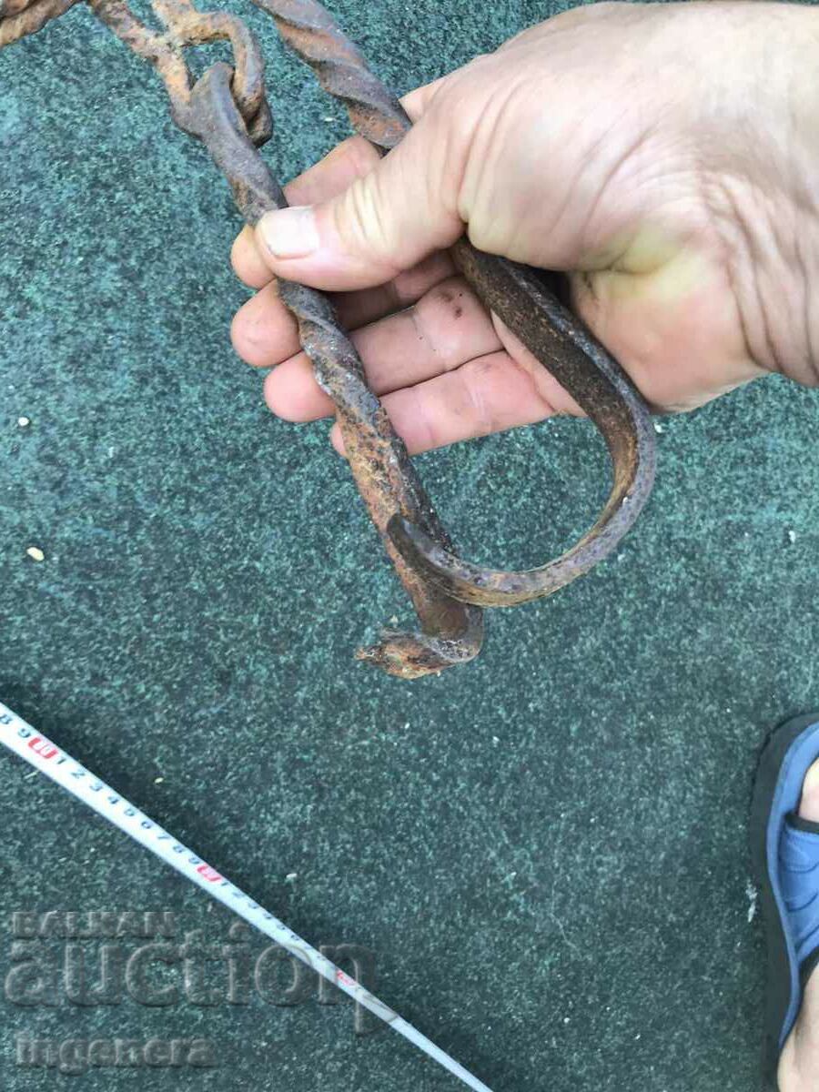 Delivery of FIREPLACE CHAIN OLD FORGED RENAISSANCE CHAIN Delivery of FIREPLACE CHAIN OLD FORGED RENAISSANCE CHAIN