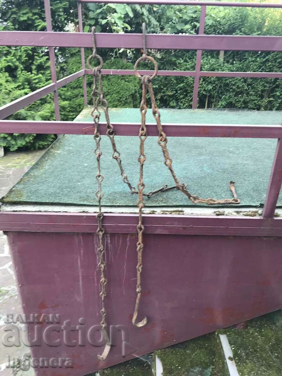 FIREPLACE CHAIN OLD FORGED RENAISSANCE CHAIN - 6 FIREPLACE CHAIN OLD FORGED RENAISSANCE CHAIN - 6