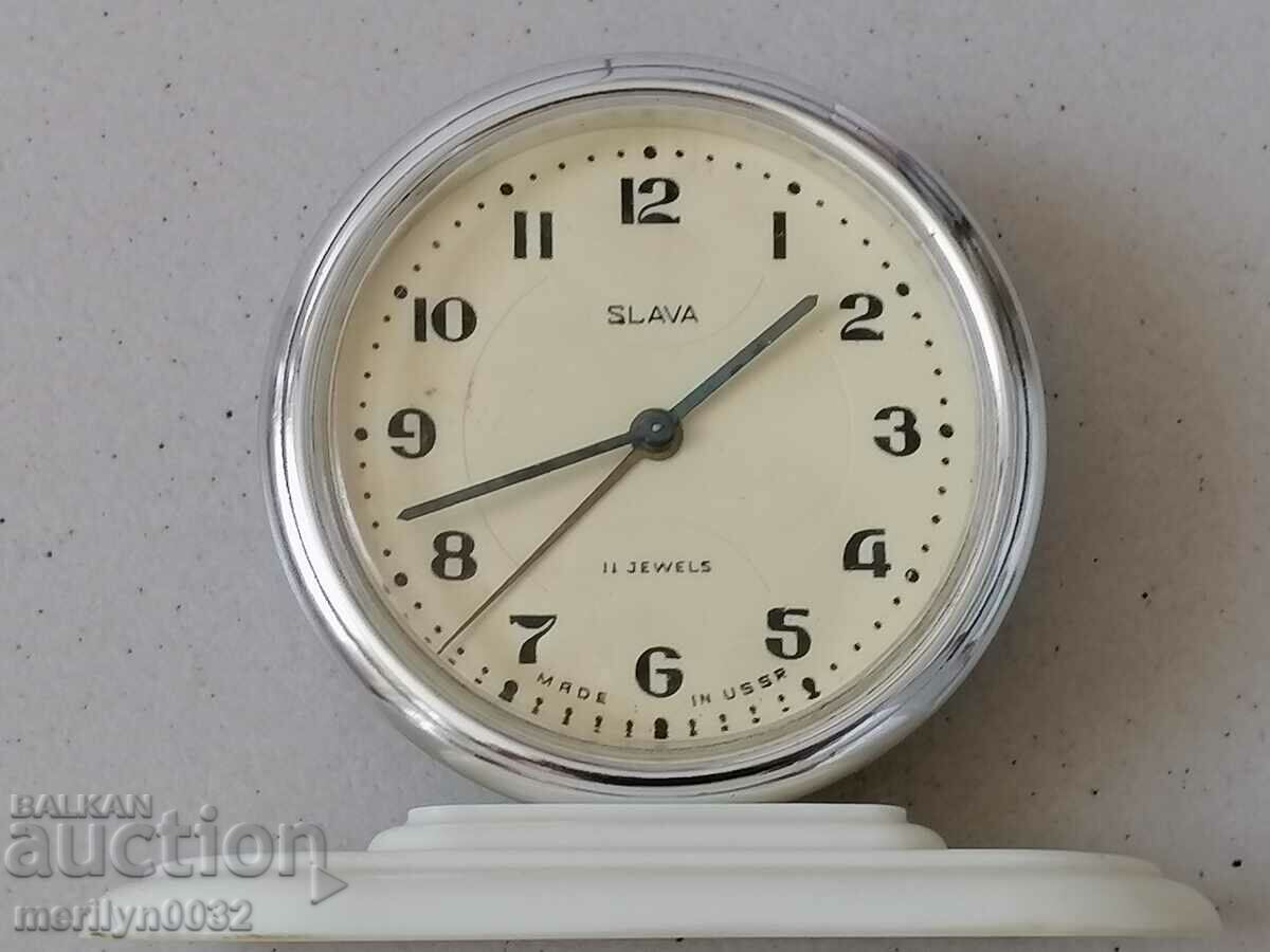 Ceas de birou „GLORY”, ceas cu alarmă - URSS, LUCRĂRI