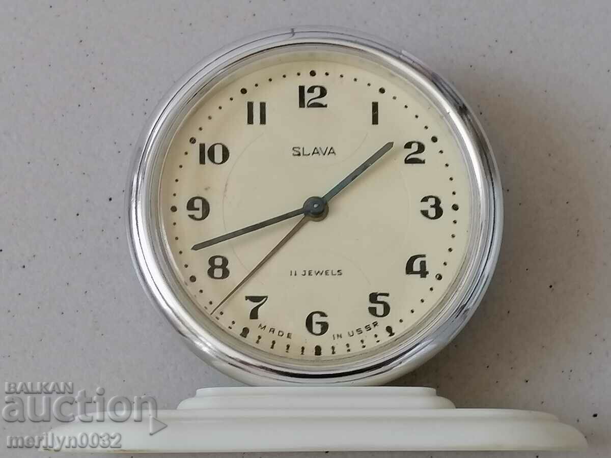 Desktop clock "GLORY", alarm clock - USSR, WORKS Desktop clock "GLORY", alarm clock - USSR, WORKS
