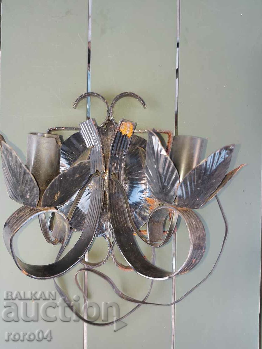 WALL APPLIANCE - WROUGHT IRON with price 33.00 BGN | € 16.87 WALL APPLIANCE - WROUGHT IRON with price 33.00 BGN | € 16.87