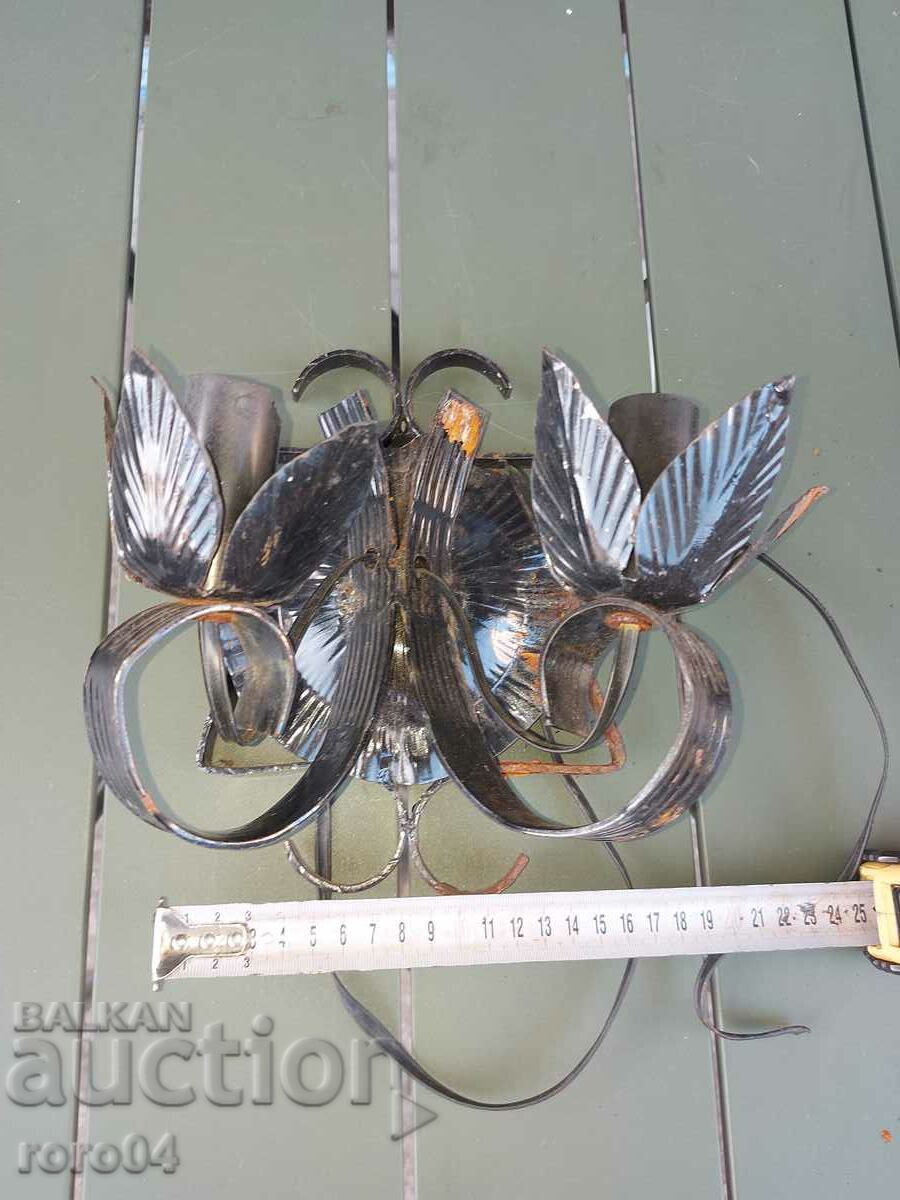 WALL APPLIANCE - WROUGHT IRON - 6 WALL APPLIANCE - WROUGHT IRON - 6