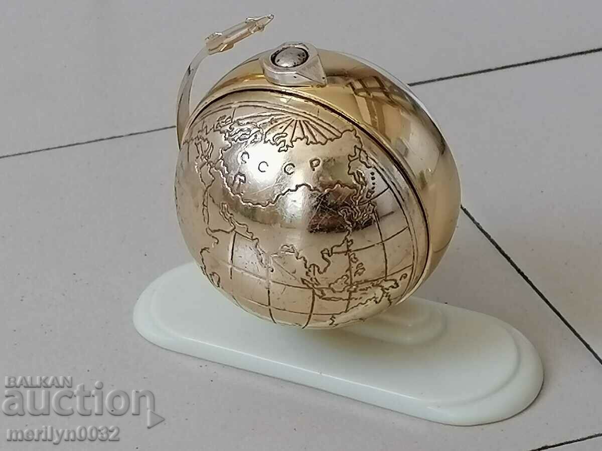 Desk clock "GLOBAL GLOBAL" alarm clock - USSR, WORKS with price 85.00 BGN | € 43.46 Desk clock "GLOBAL GLOBAL" alarm clock - USSR, WORKS with price 85.00 BGN | € 43.46