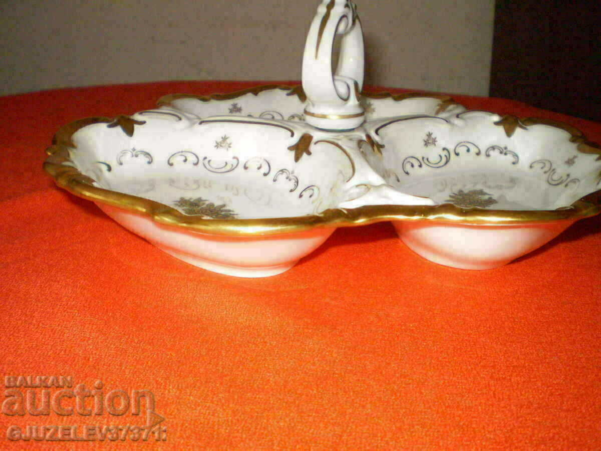 Auction  Vintage porcelain Reichenbach candy dish (Bon Bon Di