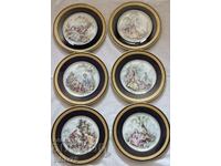 Lot of 6 porcelain plates - personal delivery only