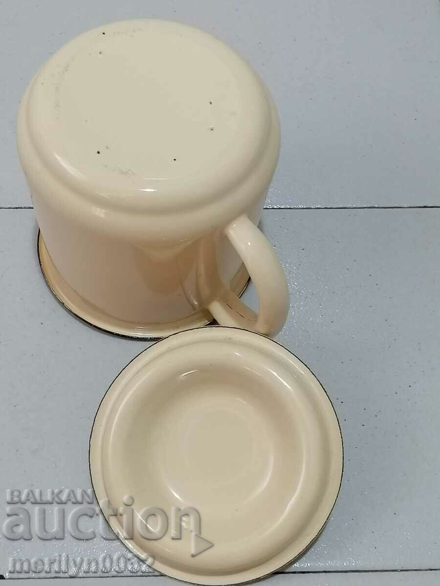 Enamel pot, teapot, pitcher, jug, 1970s USSR - 6 Enamel pot, teapot, pitcher, jug, 1970s USSR - 6