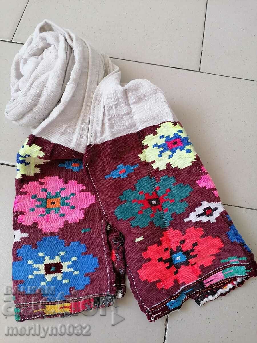 White cloth belt with Bulgarian embroidery patterned cloth with price 49.00 BGN | € 25.05 White cloth belt with Bulgarian embroidery patterned cloth with price 49.00 BGN | € 25.05