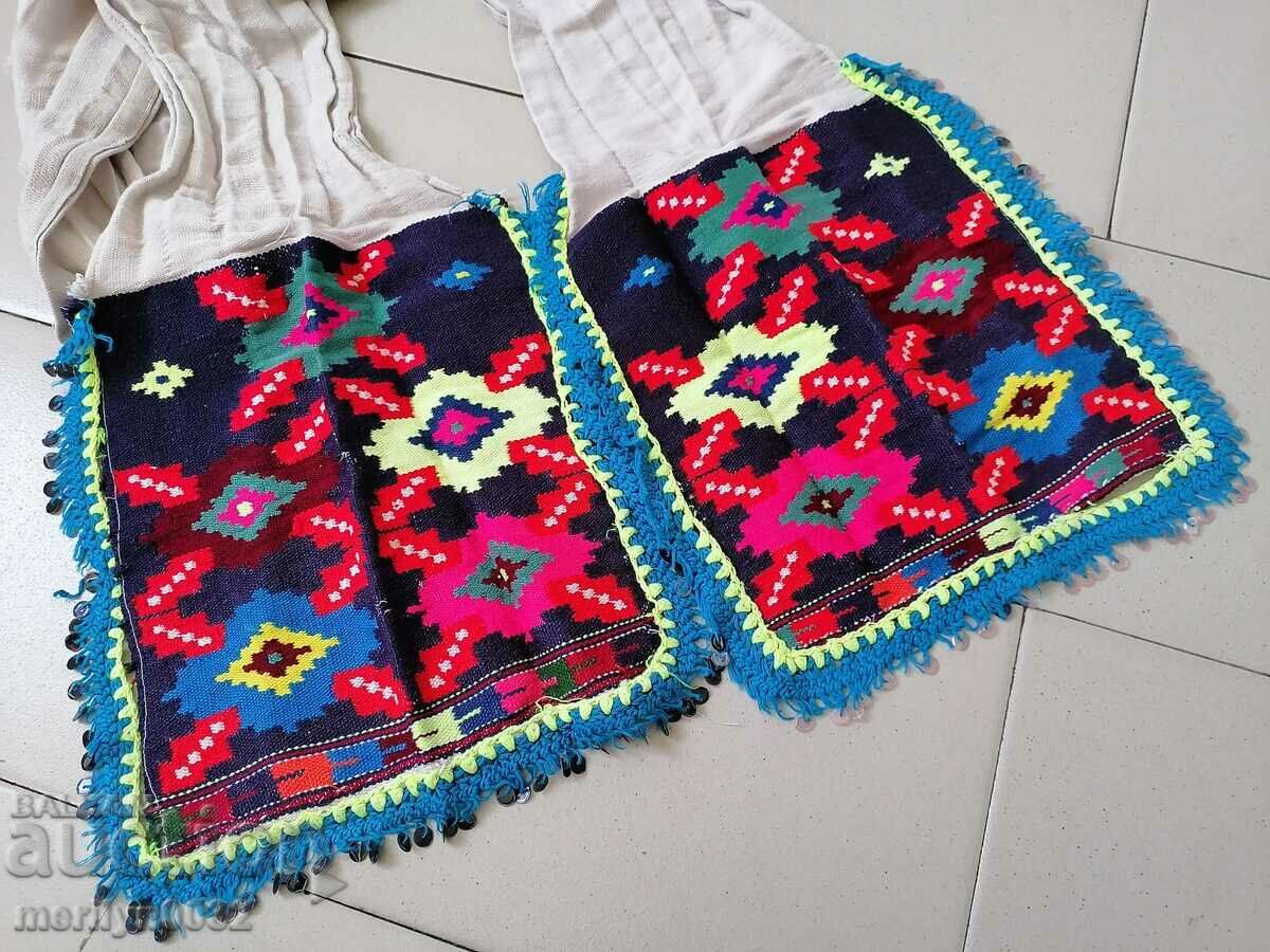 White cloth belt with Bulgarian embroidery patterned cloth with price 49.00 BGN | € 25.05