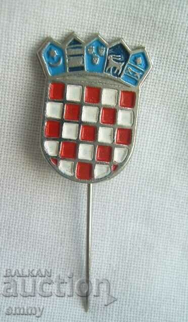 Badge Croatia, Croatian - coat of arms