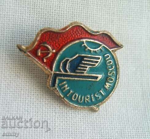 Badge Intourist Moscow, USSR
