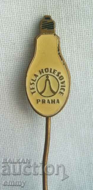 Badge - Tesla Holešovice, Prague, Czechoslovakia with price 2.00 BGN | € 1.02 Badge - Tesla Holešovice, Prague, Czechoslovakia with price 2.00 BGN | € 1.02