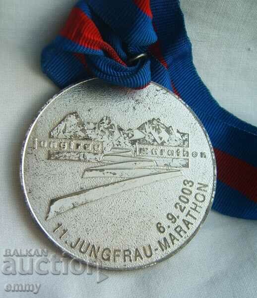 Jungfrau Marathon Medal 2003, Switzerland