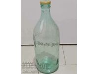 Sticla pentru apa minerala 3 litri sticla anii 1960 cu dop