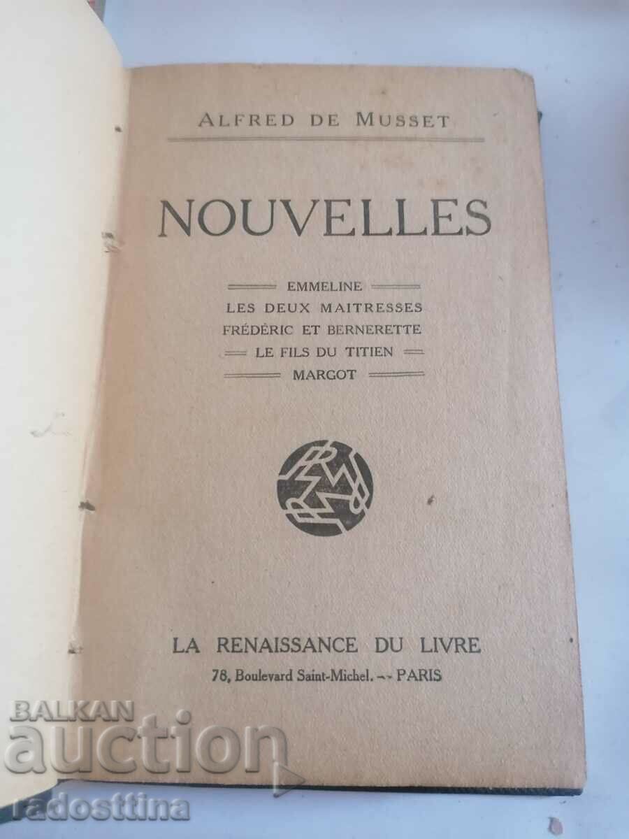 Nouvelles Alfred de Musset French book