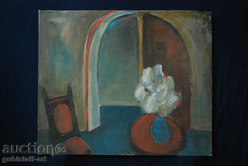 Painting, interior, Bulgarian author, 1970s.