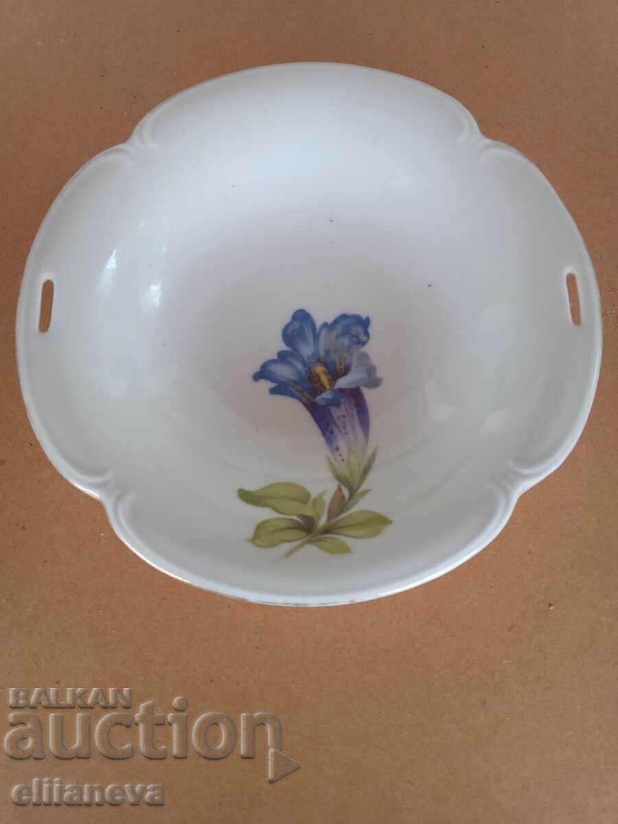 Bulgarian porcelain plate for export