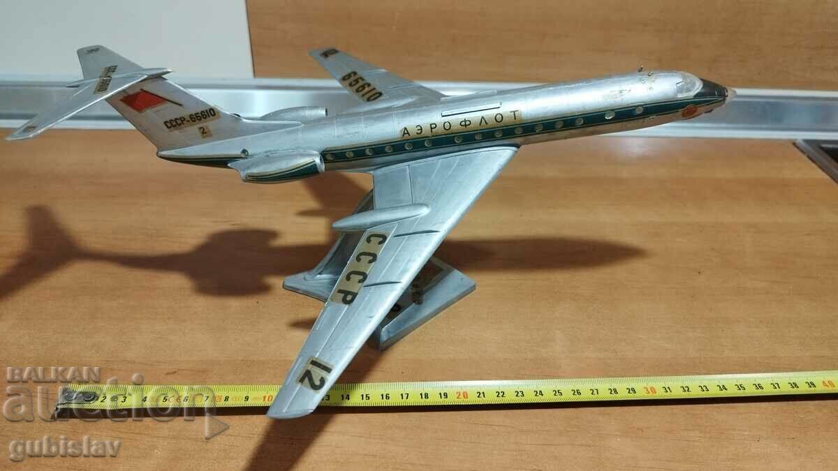 Model vechi de avion TU - 134, AEROFLOT