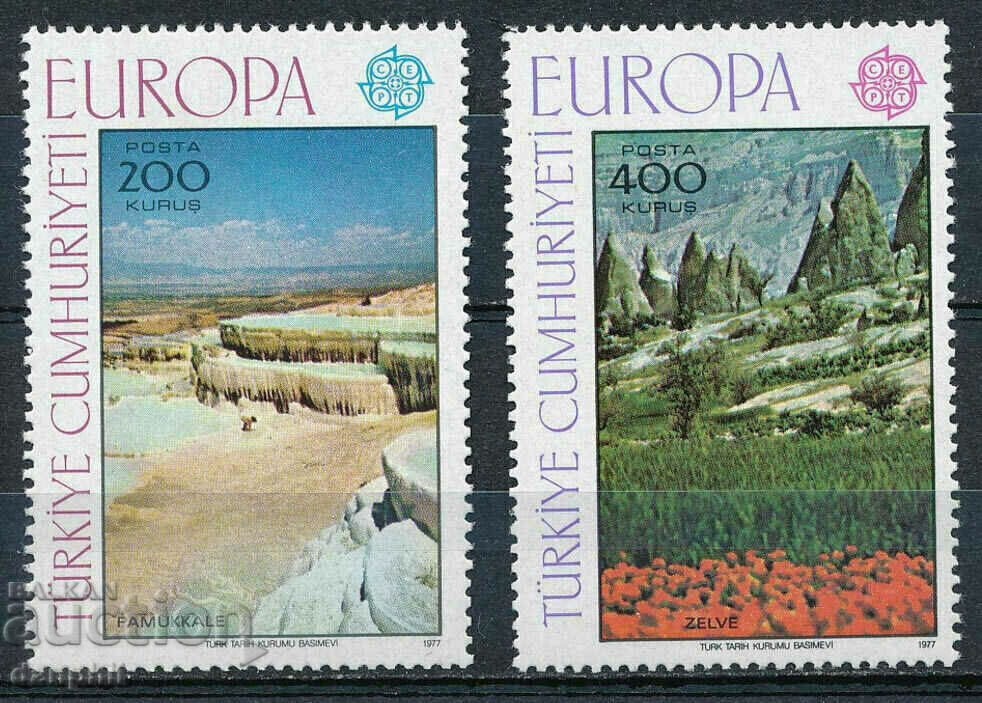 Turcia 1977 Europa CEPT (**) curat, netimbrat