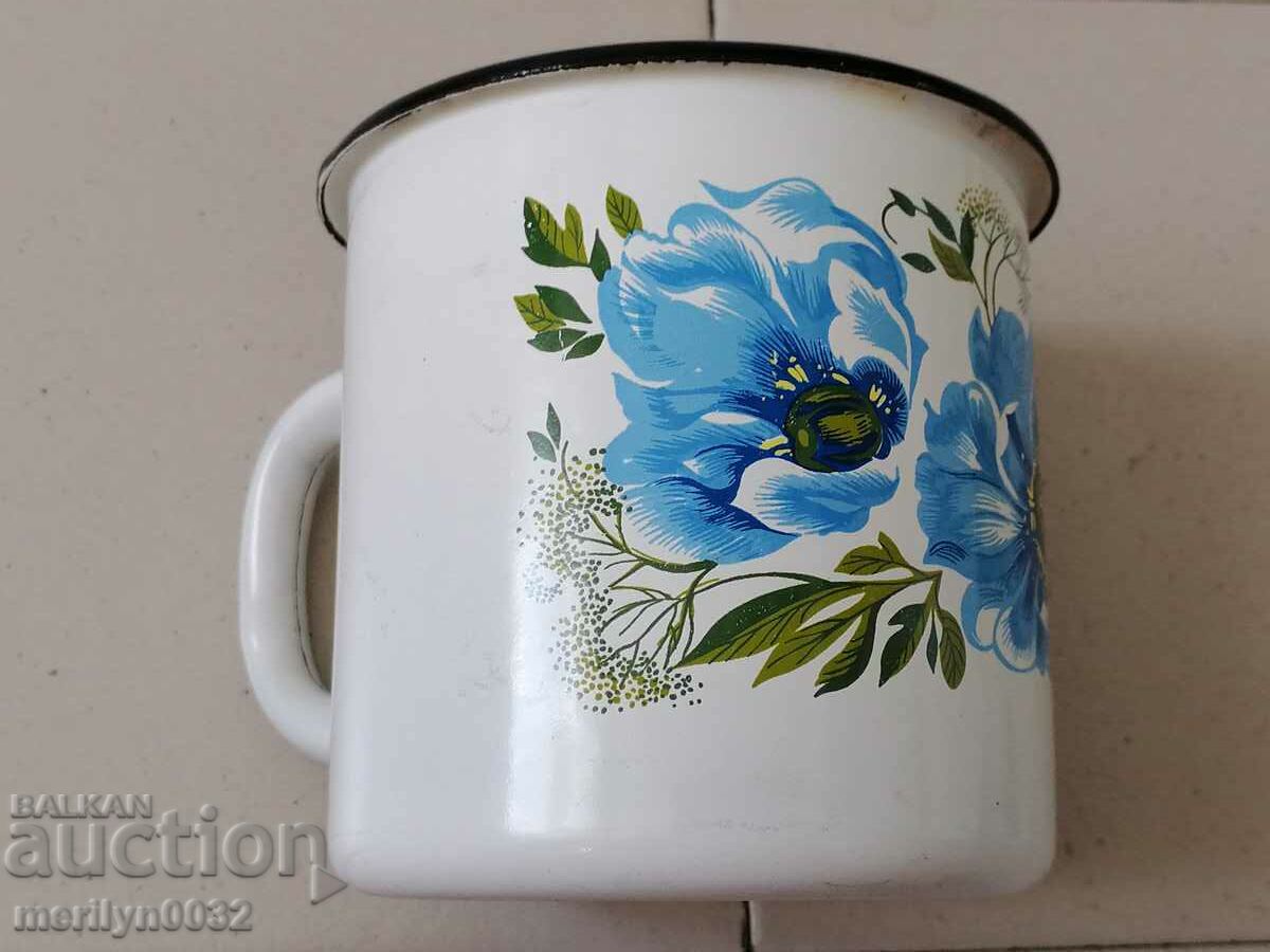 Δημοπρασία Παλιά κανάτα με σμάλτο, γλάστρα ΕΣΣΔ Δημοπρασία Παλιά κανάτα με σμάλτο, γλάστρα ΕΣΣΔ