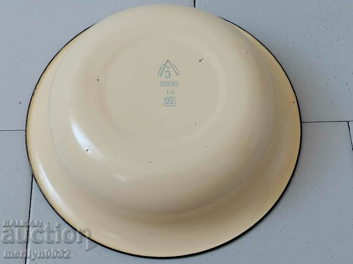 Enameled bowl, enamel bowl, basin, basin, USSR - 6 Enameled bowl, enamel bowl, basin, basin, USSR - 6