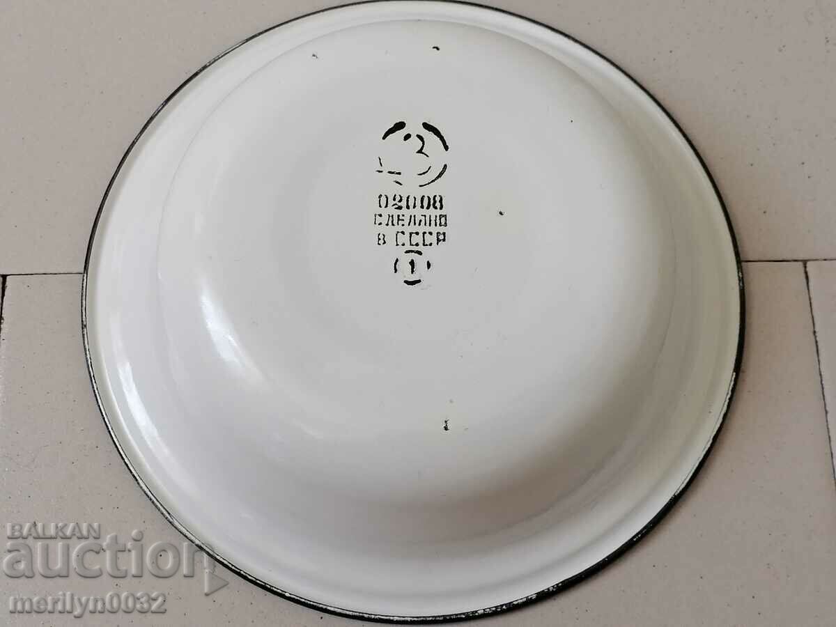 Auction Enameled bowl, enamel bowl, basin, basin, USSR Auction Enameled bowl, enamel bowl, basin, basin, USSR