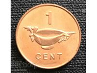 Соломонови острови. 1 цент 2005 г. UNC.
