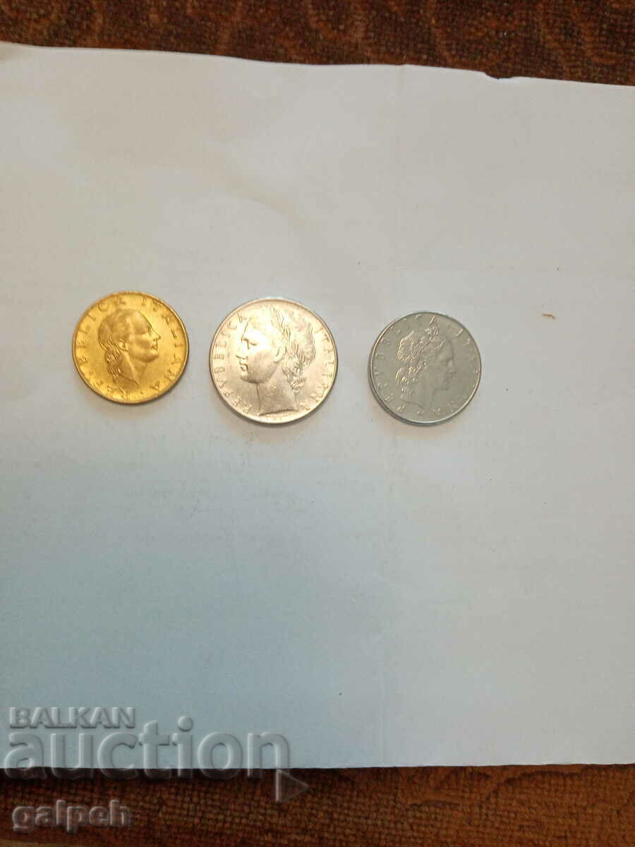 ITALY LOT OF COINS 1978 - 3 pcs. - BGN 1.25 with price 1.25 BGN | € 0.64 ITALY LOT OF COINS 1978 - 3 pcs. - BGN 1.25 with price 1.25 BGN | € 0.64