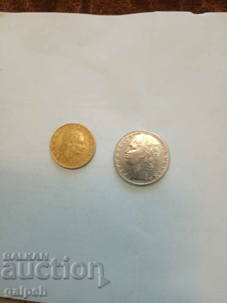 ITALY LOT OF COINS 1979 - 2 pcs. - BGN 0.85 with price 0.85 BGN | € 0.43 ITALY LOT OF COINS 1979 - 2 pcs. - BGN 0.85 with price 0.85 BGN | € 0.43