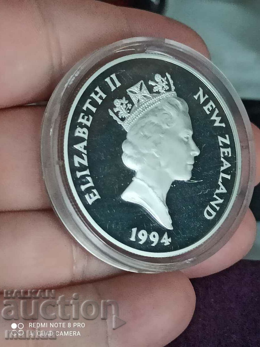 5 Долара 1994Нова Зеландия сребро