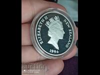 5 Dollars 1994 New Zealand Silver