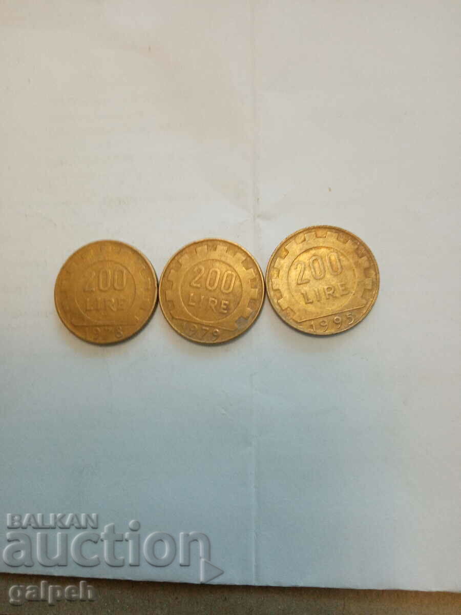 Δημοπρασία ITALY LOT OF COINS 1978, 9, 95 - 3 τεμ. - 1 BGN Δημοπρασία ITALY LOT OF COINS 1978, 9, 95 - 3 τεμ. - 1 BGN