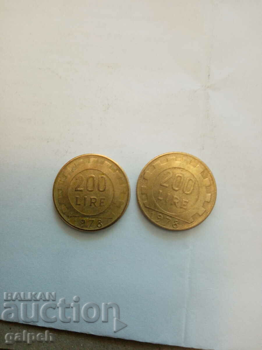 Auction ITALY LOT OF COINS 1958,78,83 - 4 pcs. - BGN 1.25 Auction ITALY LOT OF COINS 1958,78,83 - 4 pcs. - BGN 1.25