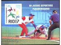 Pure block Sports Pan American Games 2007 from Cuba