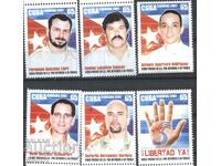 Чисти марки Затворници в САЩ защита на своя народ  2007 Куба