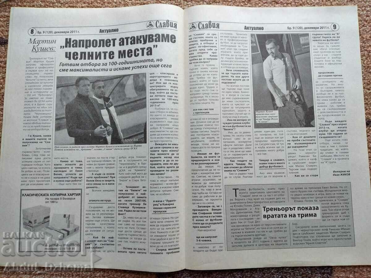 Delivery of Slavia newspaper - issue 9, 2011 Delivery of Slavia newspaper - issue 9, 2011