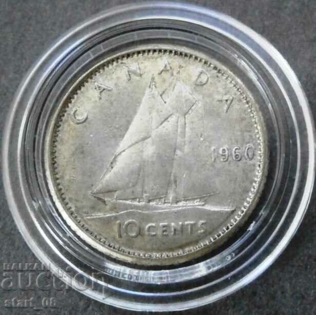 Canada 10 cenți 1960
