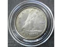 Канада 10 цента 1960