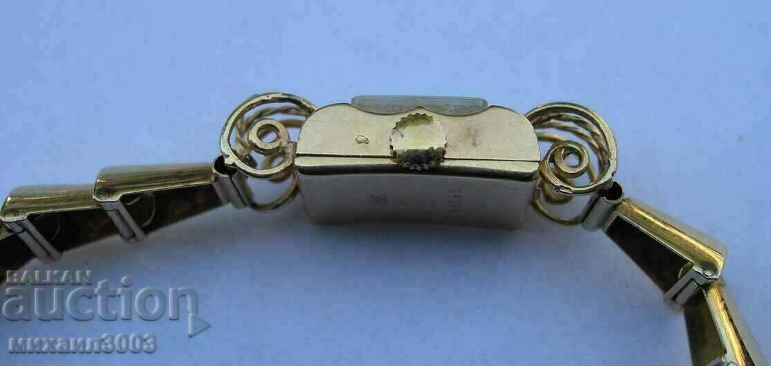 SWISS WOMEN'S 18K GOLD WATCH - 6 SWISS WOMEN'S 18K GOLD WATCH - 6