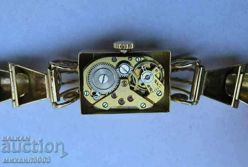 SWISS WOMEN'S 18K GOLD WATCH - 7 SWISS WOMEN'S 18K GOLD WATCH - 7