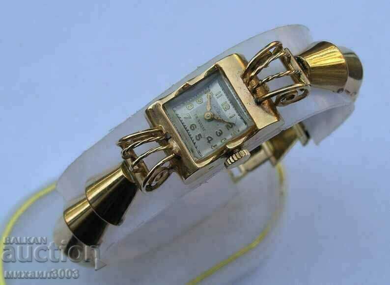 SWISS WOMEN'S 18K GOLD WATCH SWISS WOMEN'S 18K GOLD WATCH