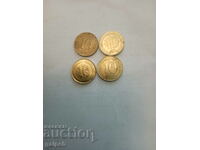 TURKEY LOT OF COINS 2010,14,15,18, year - 4 pcs. - BGN 0.8