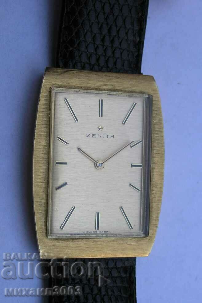 ZENITH MEN'S 18K GOLD SWISS WATCH ZENITH MEN'S 18K GOLD SWISS WATCH