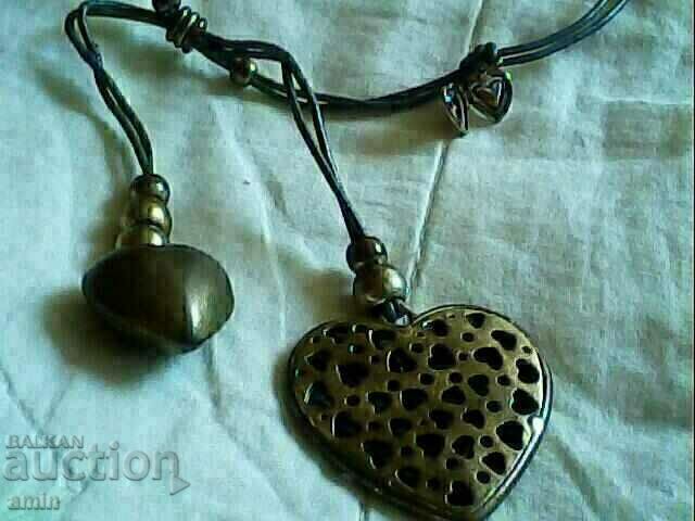 beautiful silver heart necklace bes pe4at with price 40.00 BGN | € 20.45 beautiful silver heart necklace bes pe4at with price 40.00 BGN | € 20.45