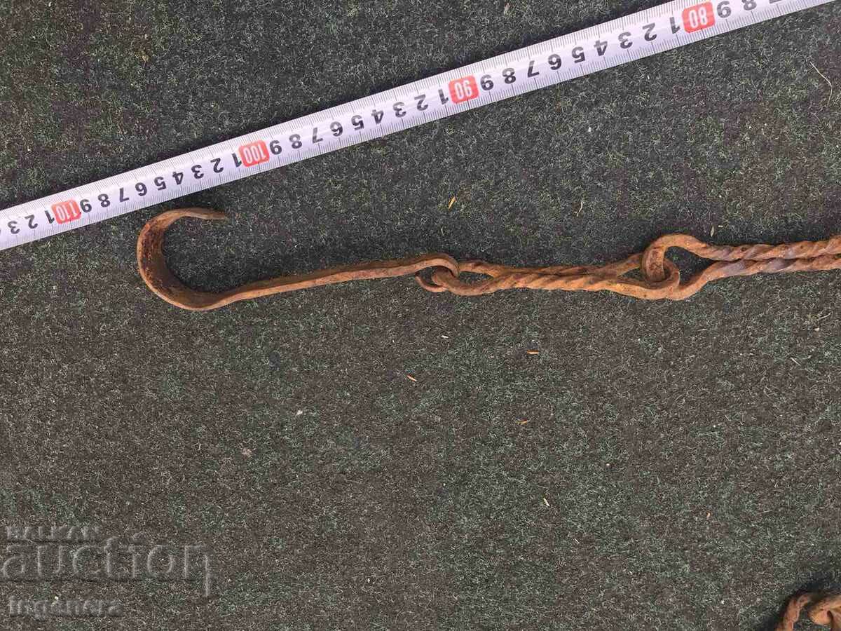 FIREPLACE CHAIN OLD FORGED RENAISSANCE CHAIN - 5 FIREPLACE CHAIN OLD FORGED RENAISSANCE CHAIN - 5