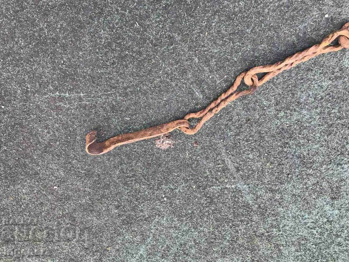 FIREPLACE CHAIN OLD FORGED RENAISSANCE CHAIN - 6 FIREPLACE CHAIN OLD FORGED RENAISSANCE CHAIN - 6